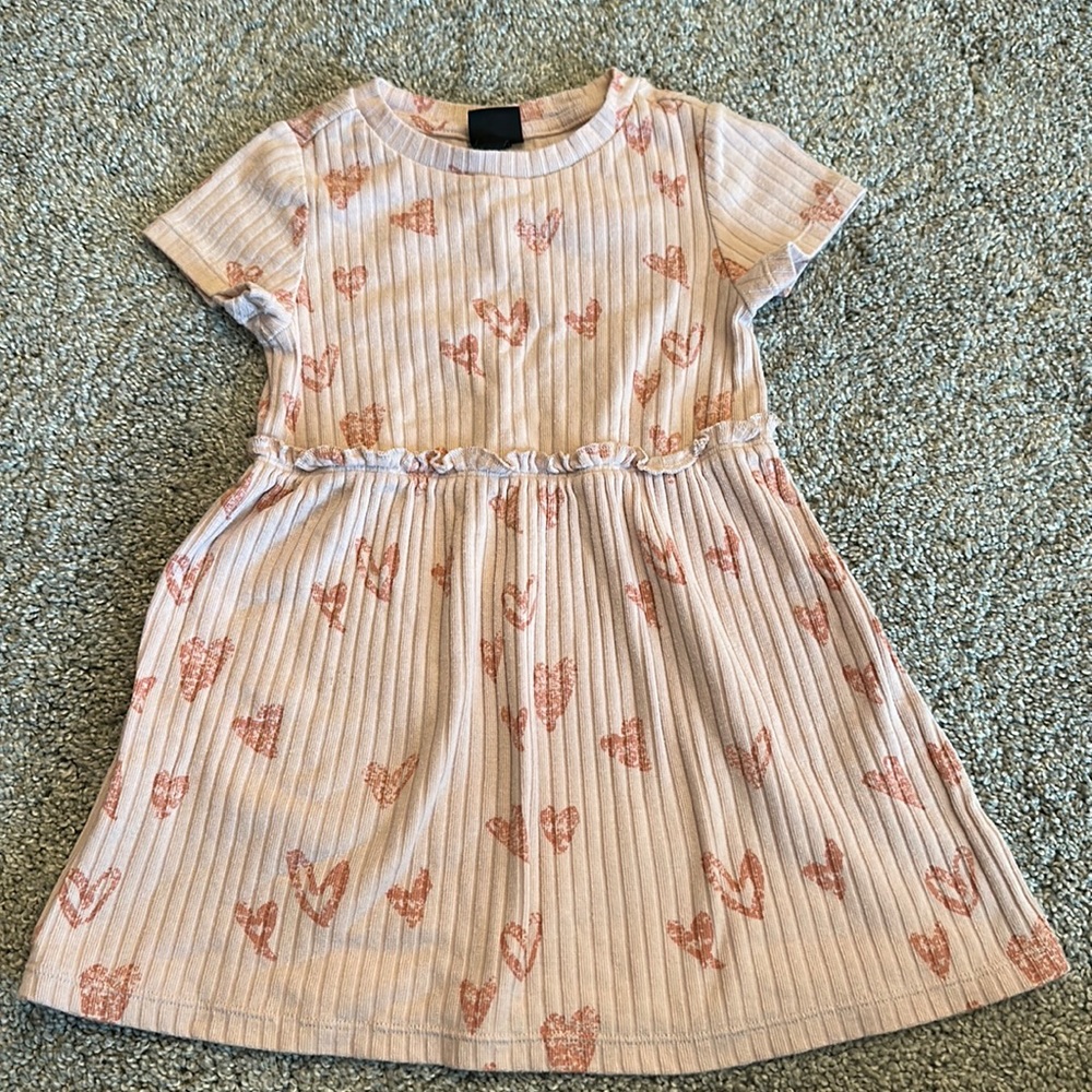 Art Class pink heart dress